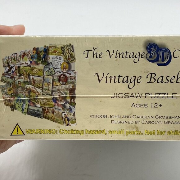 The‎ Vintage 3D Collection Vintage Baseball 500 Pc Puzzle New Sealed Jigsaw - Picture 9 of 11